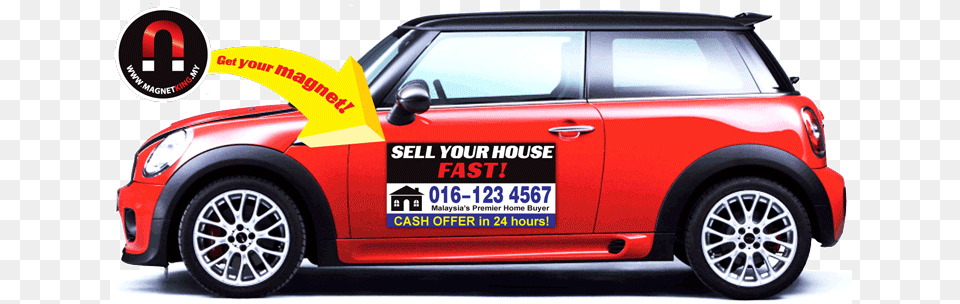 The Benefits Of Using Car Magnet Advertisements Miami Car Magnet, Alloy Wheel, Vehicle, Transportation, Tire Png