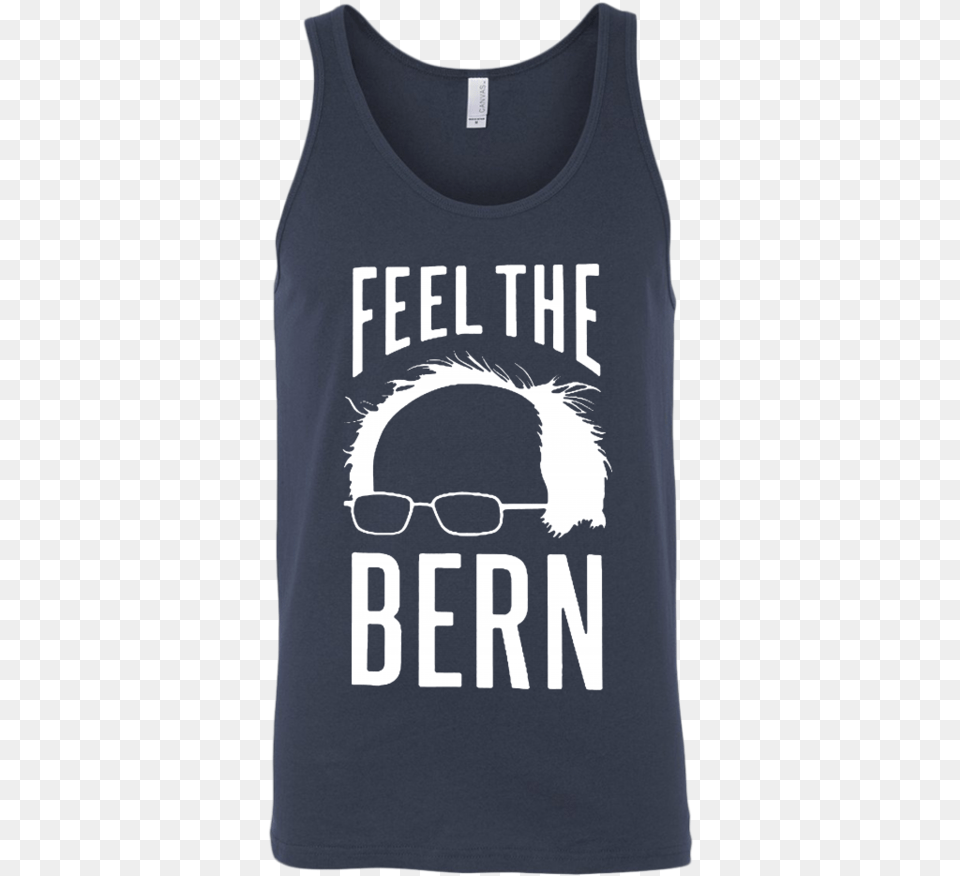 The Bern Feel Bernie Sanders Shirt Active Tank, Clothing, Tank Top, Accessories, Sunglasses Png Image