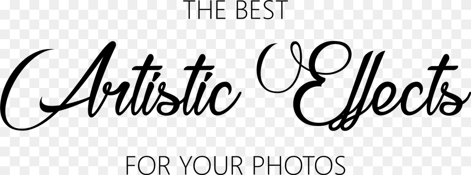 The Best Artistic Effects For Your Photos Calligraphy, Gray Free Transparent Png