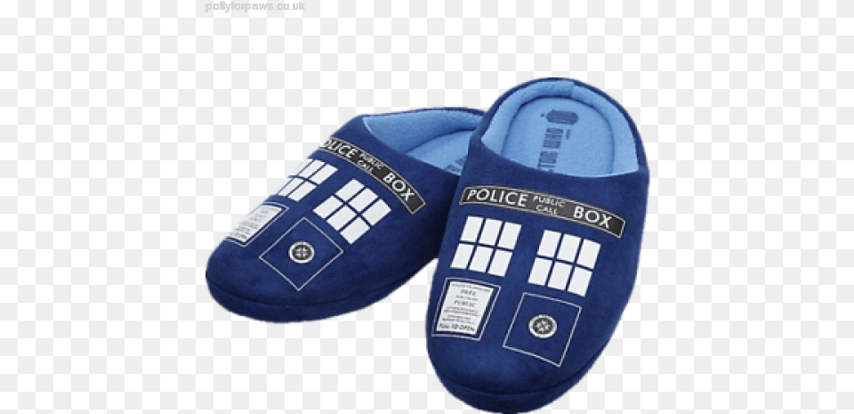 The Best Deal Online Doctor Who Tardis Printed Slippers Dr Who Slipper, Clothing, Footwear, Shoe, Sneaker Free Png Download