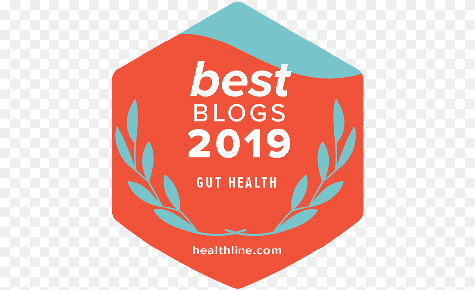 The Best Gut Health Blogs Of The Year Healthline Best Blogs Badge, Symbol Free Png Download
