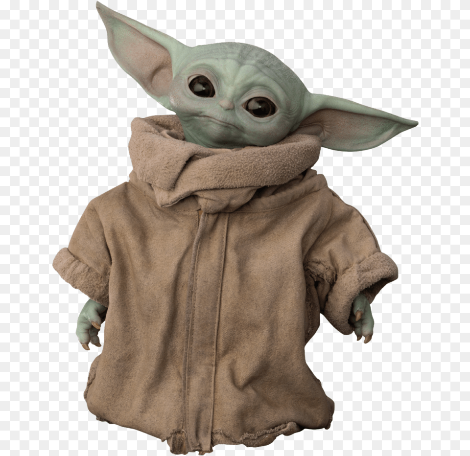 The Best Halloween Costumes For Kids Baby Yoda, Clothing, Coat, Sweatshirt, Knitwear Png