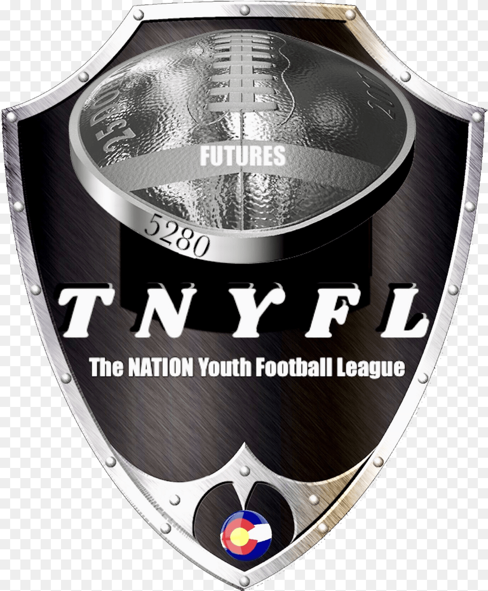 The Best League In Colorado The Nation Youth Football League For American Football, Armor, Shield, Logo Free Png
