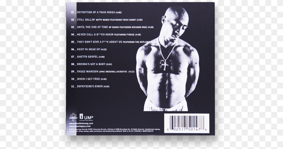 The Best Of 2pac Part 2 Life Cd, Adult, Person, Man, Male Free Png Download