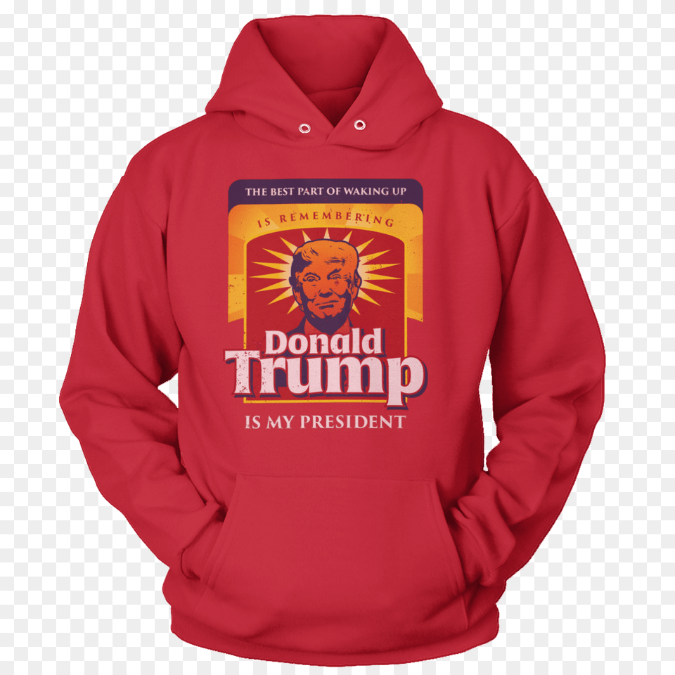 The Best Part Of Waking Up American Af, Sweatshirt, Sweater, Knitwear, Hoodie Png Image