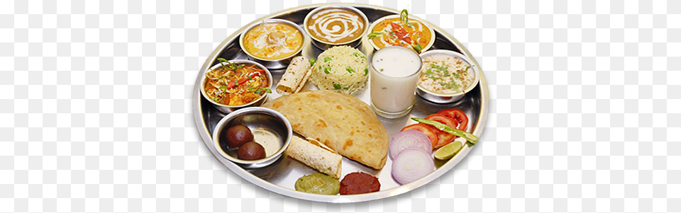 The Best Thali Indian Veg Thali, Platter, Meal, Lunch, Food Presentation Png Image