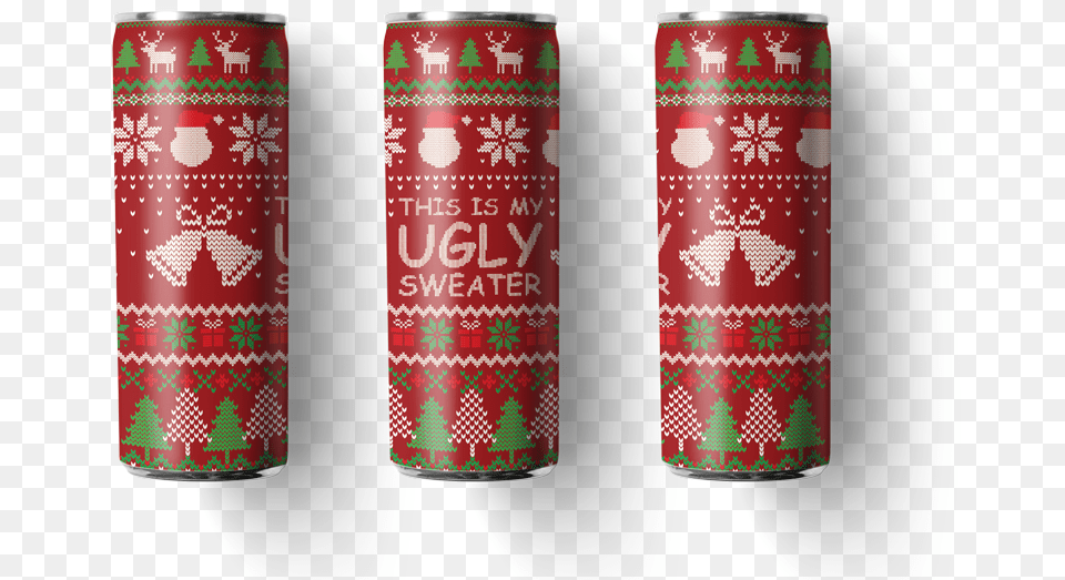 The Best Ugly Christmas Sweater Board Cylinder, Can, Tin, Beverage, Soda Free Png