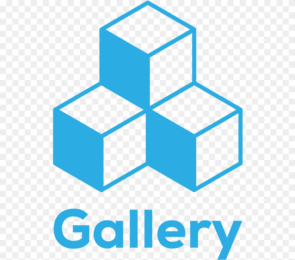 The Bezlio Gallery Icon With Three Stacked Boxes Cubes Icon Png Image