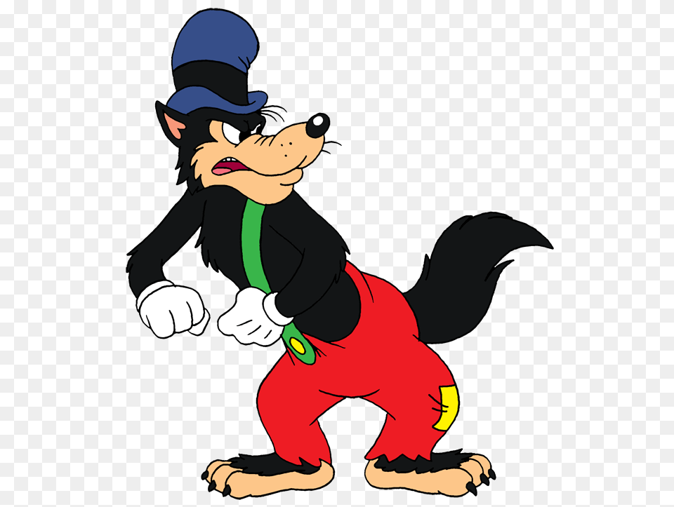 The Big Bad Wolf Is A Fictional Wolf Appearing In Several, Cartoon, Baby, Person Png