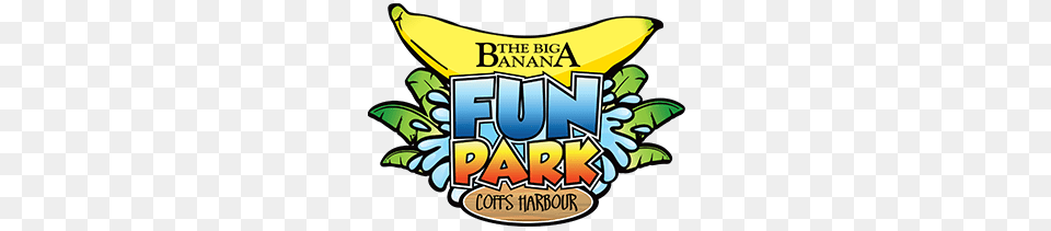 The Big Banana Fun Park Water Park, Food, Fruit, Plant, Produce Png Image