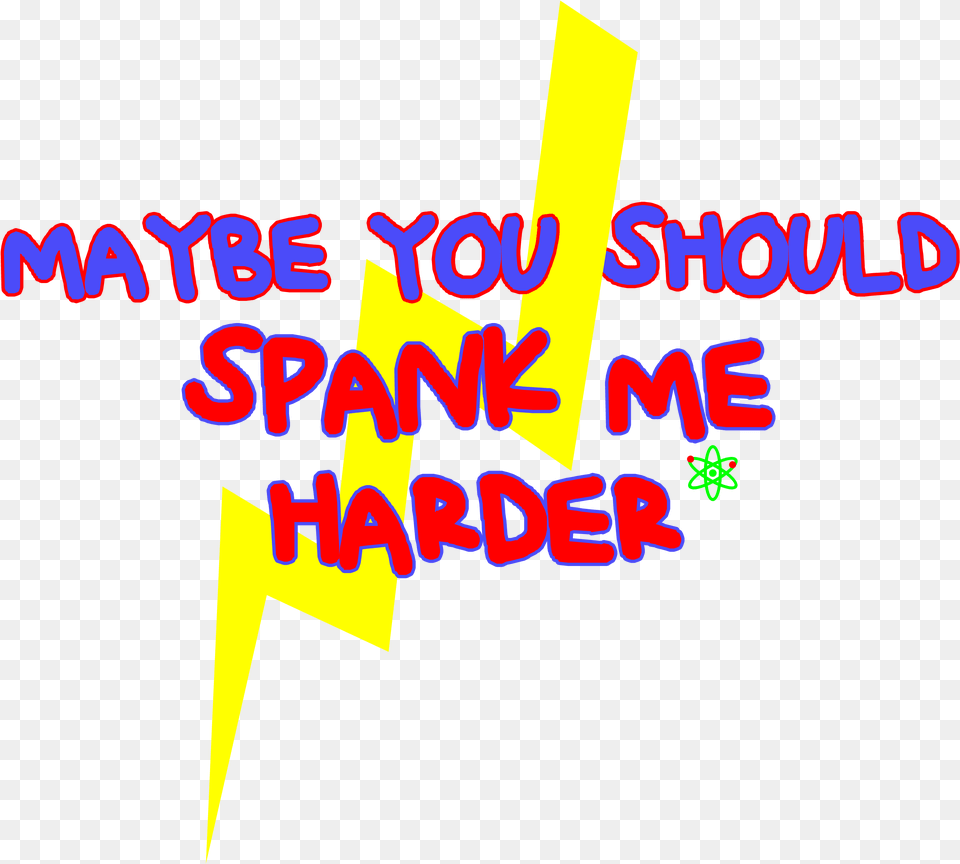 The Big Bang Theory Maybe You Should Spank Me Harder Throw Blanket, Text Free Png