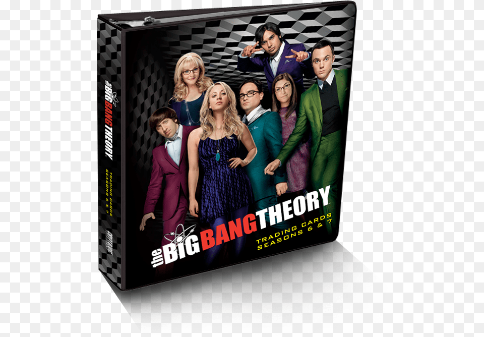 The Big Bang Theory Trading Cards Seasons 6 Amp 7 Binder Big Bang Theory Official 2017 Calendar, Adult, Person, Woman, Female Free Png Download