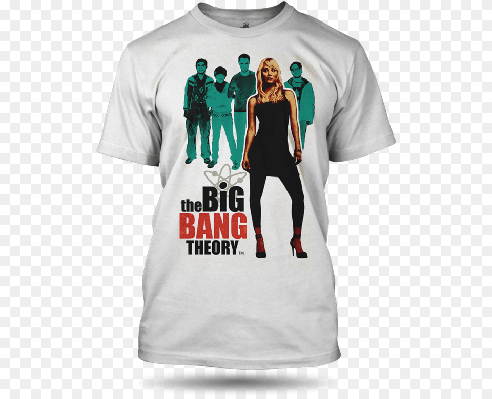 The Big Bang Theory Triko Quotthe Girl Next T Shirt Steely Dan Uk, Adult, T-shirt, Person, Woman Free Png Download
