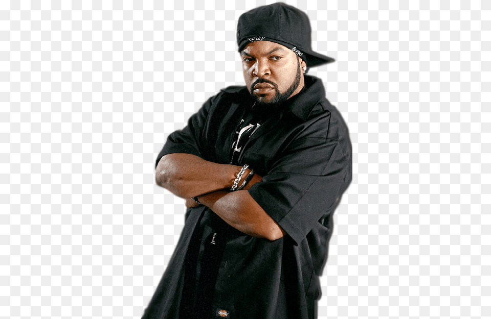The Big Man Ice Cube Nwa, Adult, Person, Male, Portrait Png Image