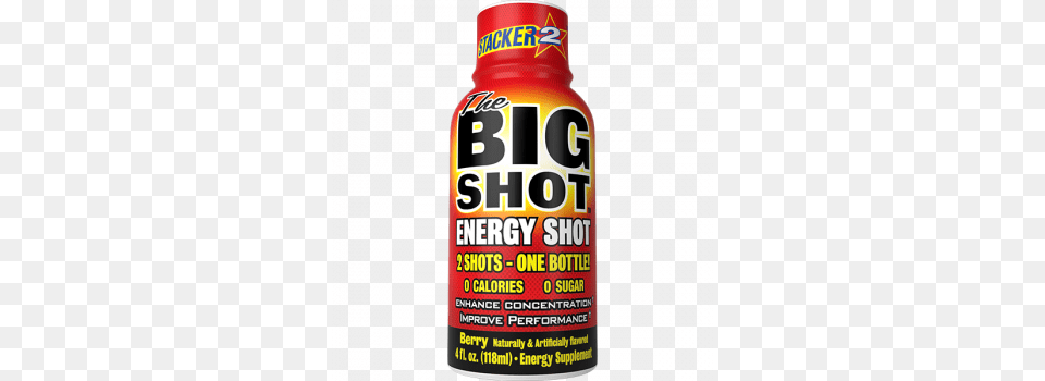 The Big Shot Energy Shots Stacker2 1428ea 4 Oz Xtra Energy Shots Grape Flavor, Food, Ketchup, Tin, Can Free Transparent Png