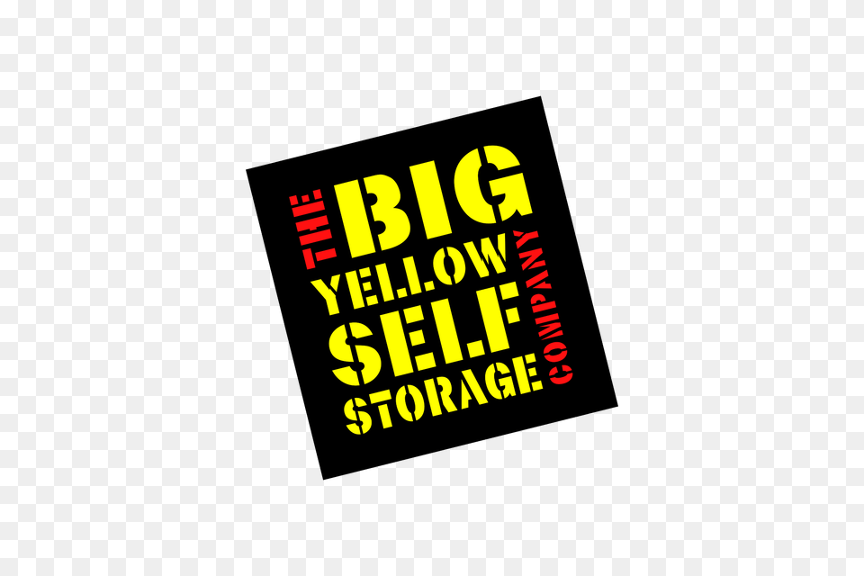 The Big Yellow Storage Logo, Sticker, Scoreboard, Advertisement, Poster Free Transparent Png