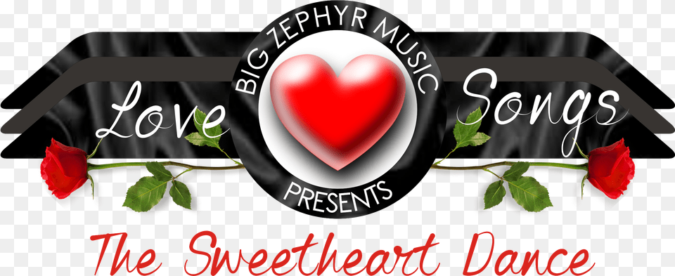 The Big Zephyr Music Big Zephyr Music Live Band Heart, Flower, Plant, Rose, Petal Free Png