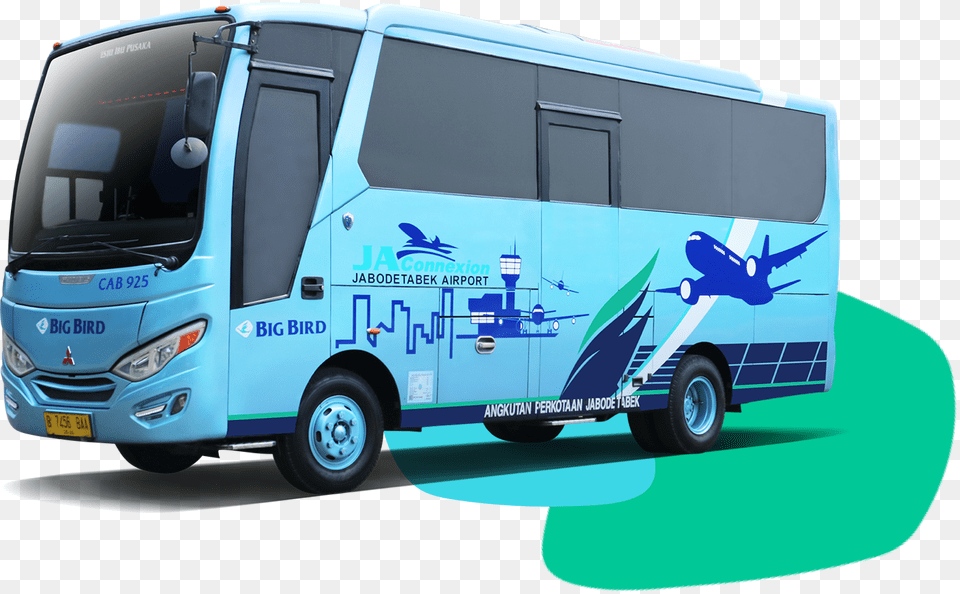 The Bigbird Airport Shuttle Is Reinforced By Trained Commercial Vehicle, Bus, Transportation, Machine, Wheel Free Transparent Png