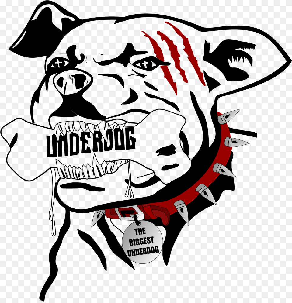 The Biggest Underdog Pit Bull, Electronics, Hardware, Blackboard Png Image