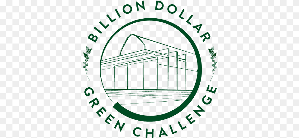 The Billion Dollar Green Challenge Bdgc Logo Billion Dollar Logo, Architecture, Building, Factory Png Image