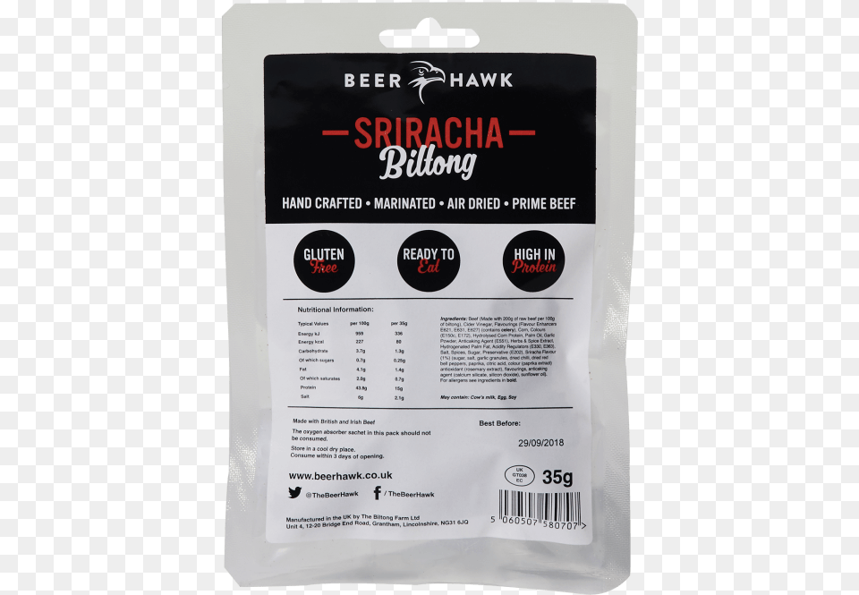 The Biltong Farm Sriracha Bratwurst Free Png Download