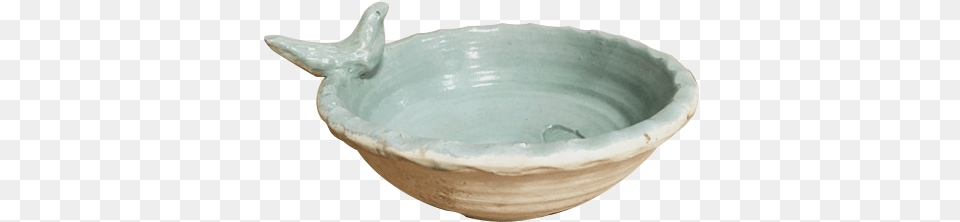 The Birdbath In Celadon Ceramic, Art, Bowl, Porcelain, Pottery Png