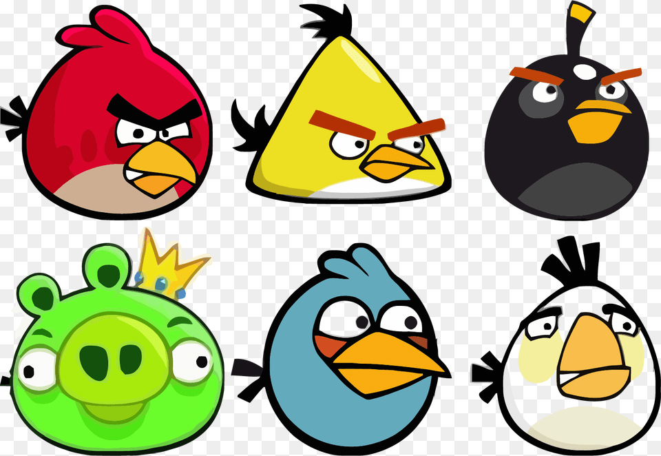 The Birds And The Piigs Clipart Pajaros De Angry Birds, Animal, Beak, Bird, Meal Free Png Download