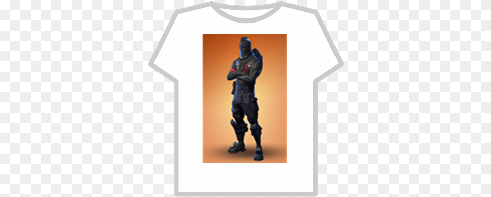 The Black Knight Skin Form Fortnite Roblox Burger King, Clothing, T-shirt, Adult, Male Png Image