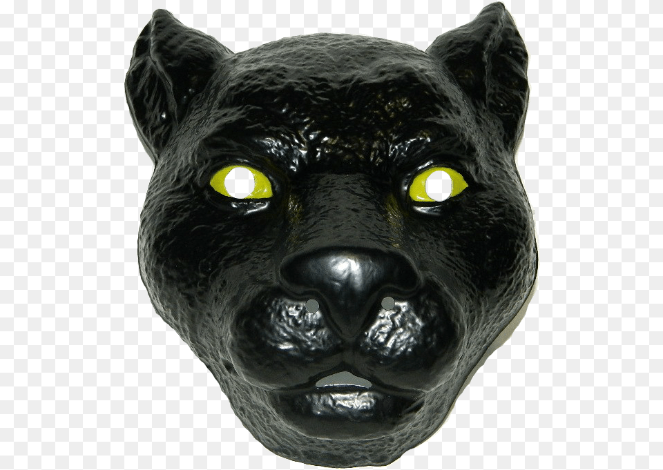 The Black Panther Mask Panther Mask, Animal, Mammal, Wildlife, Canine Free Png Download