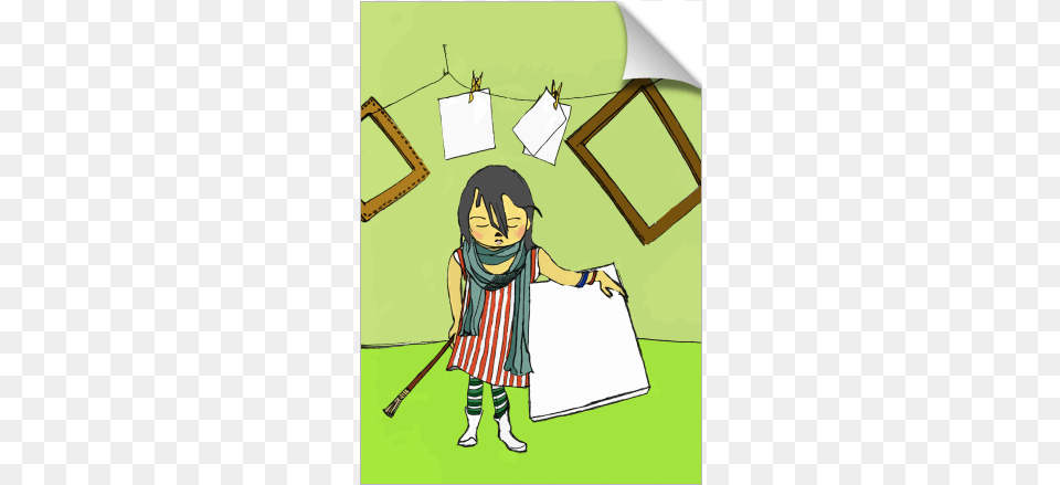 The Blank Canvas Cartoon, Person, Cleaning, Book, Comics Free Png