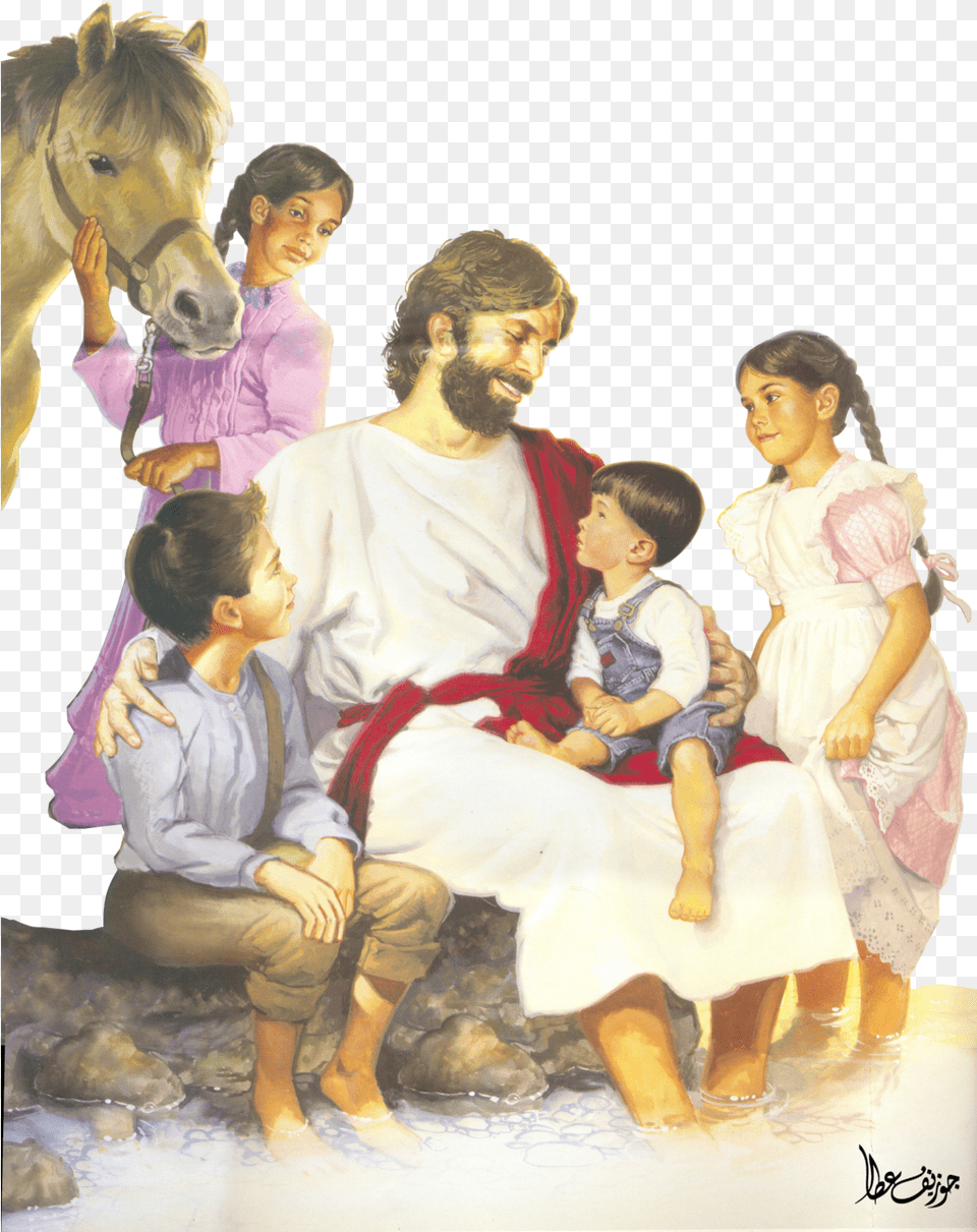 The Blessing I Reward Maketh People Rich Without Adding Jesus And Child, Portrait, Photography, Art, Person Free Transparent Png
