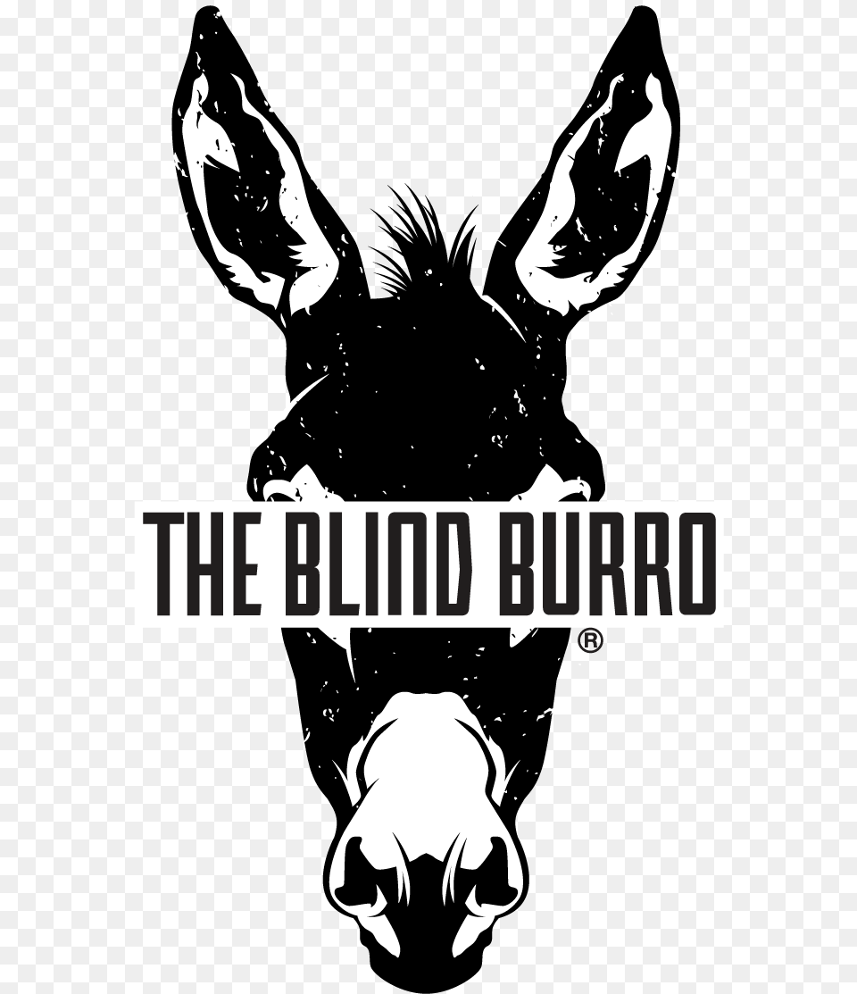 The Blind Burro, Stencil, Sticker, Logo, Adult Png Image