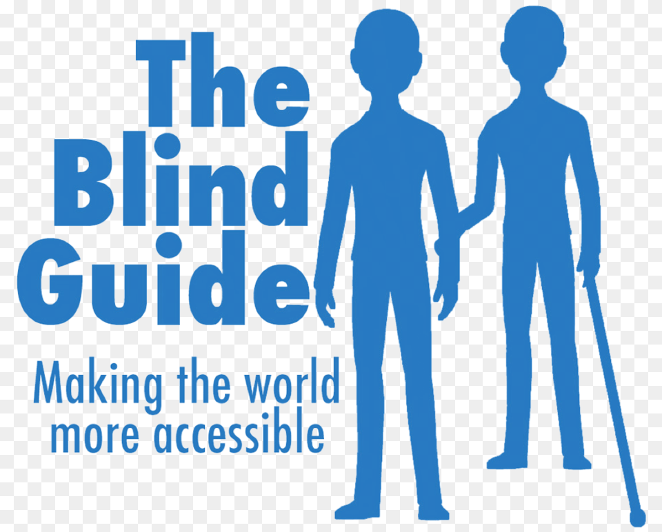 The Blind Guide Copy Human Guide For The Visually Impaired, Person, Walking, Adult, Male Free Transparent Png