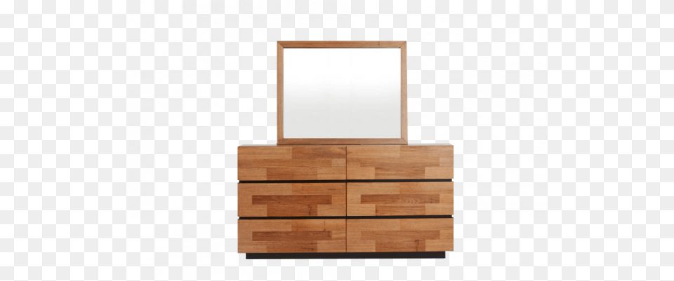 The Block Timber Dresser With Mirror Magento, Cabinet, Furniture, Drawer, White Board Free Png