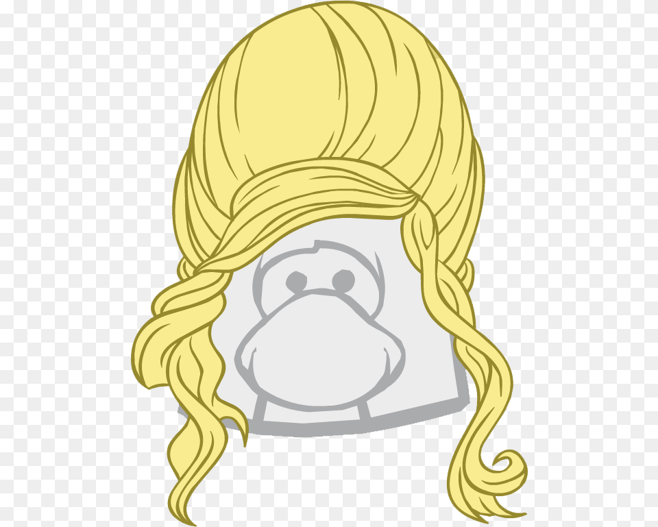 The Blonde Beehive Club Penguin Blonde Beehive, Clothing, Hat, Bonnet, Baby Png Image