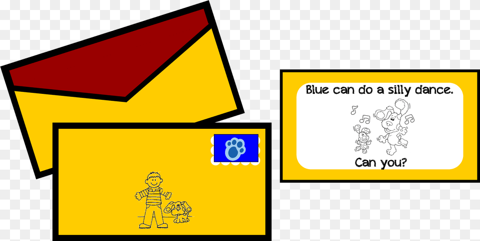 The Blue39s Clues Mail Letter, Envelope, Person, Text, Face Free Transparent Png