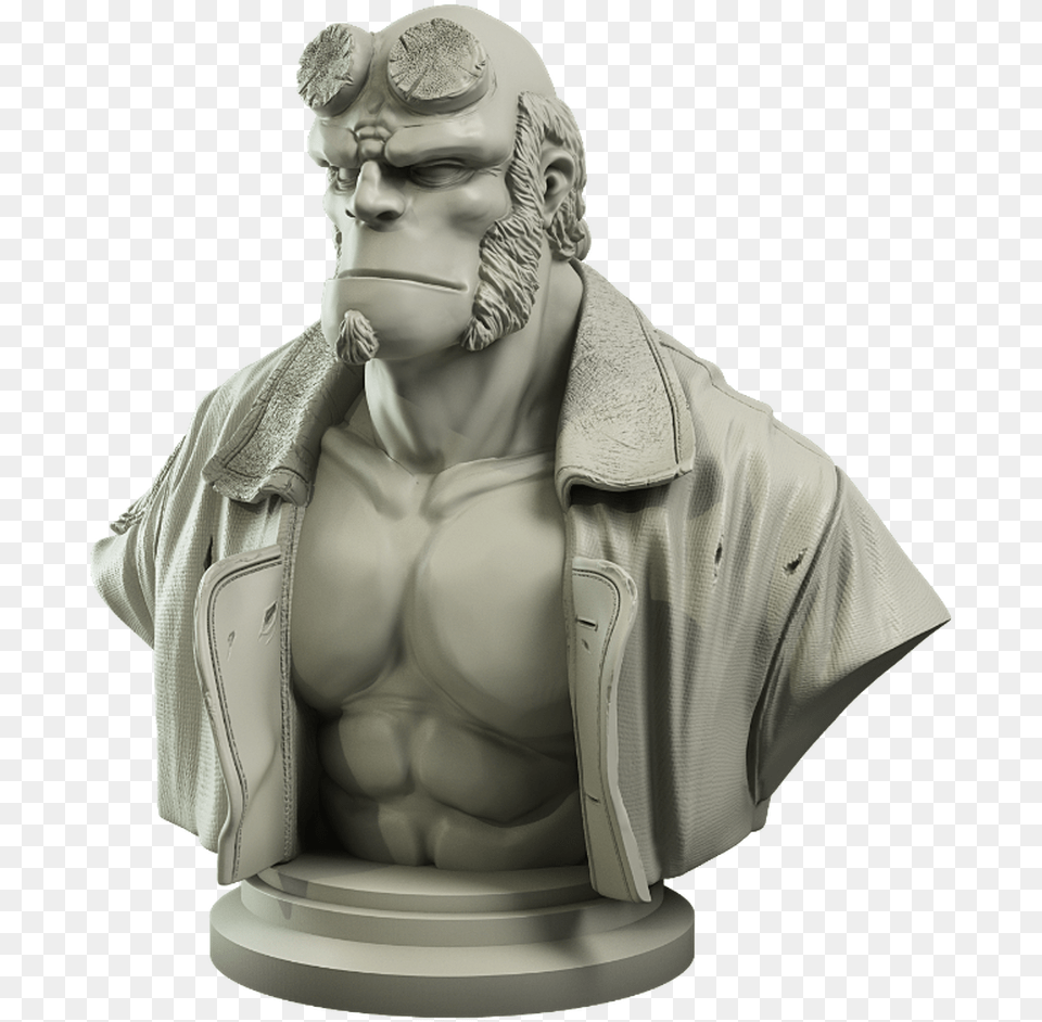 The Board Game Hellboy Collector39s Bust Set, Adult, Person, Man, Male Free Png Download