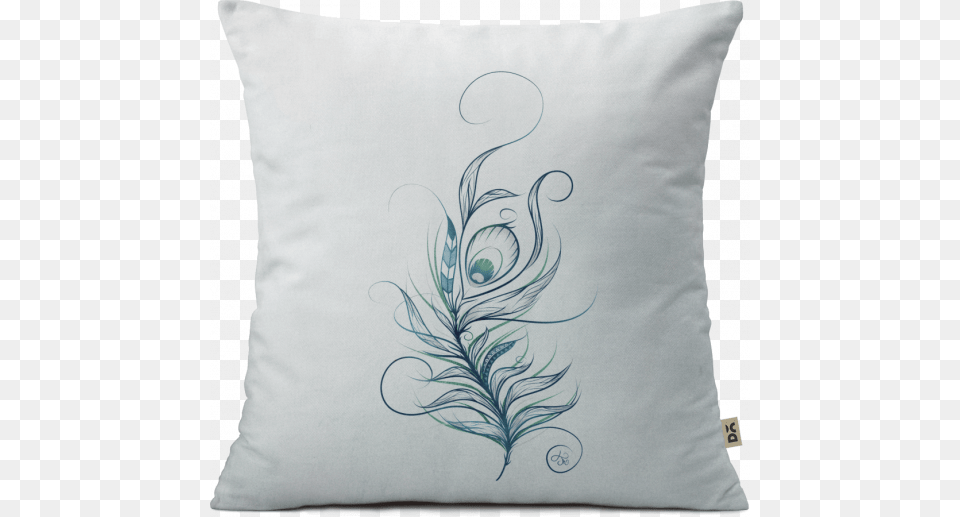 The Boho Peacock Feather 12quot Cushion Cover Peacock Feathers Tattoo Black, Home Decor, Pillow, Pattern, Person Png Image