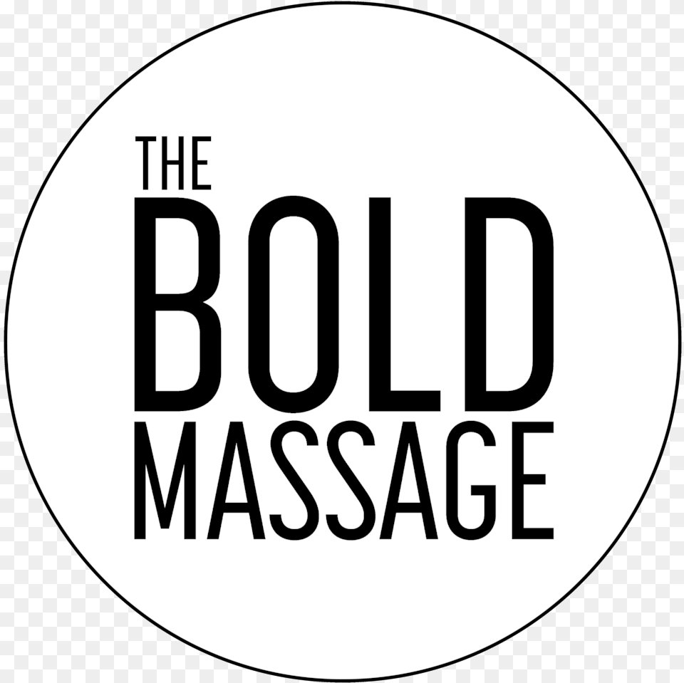 The Bold Massage Circle Border Transparent, Logo, Disk, Sticker, Text Png Image