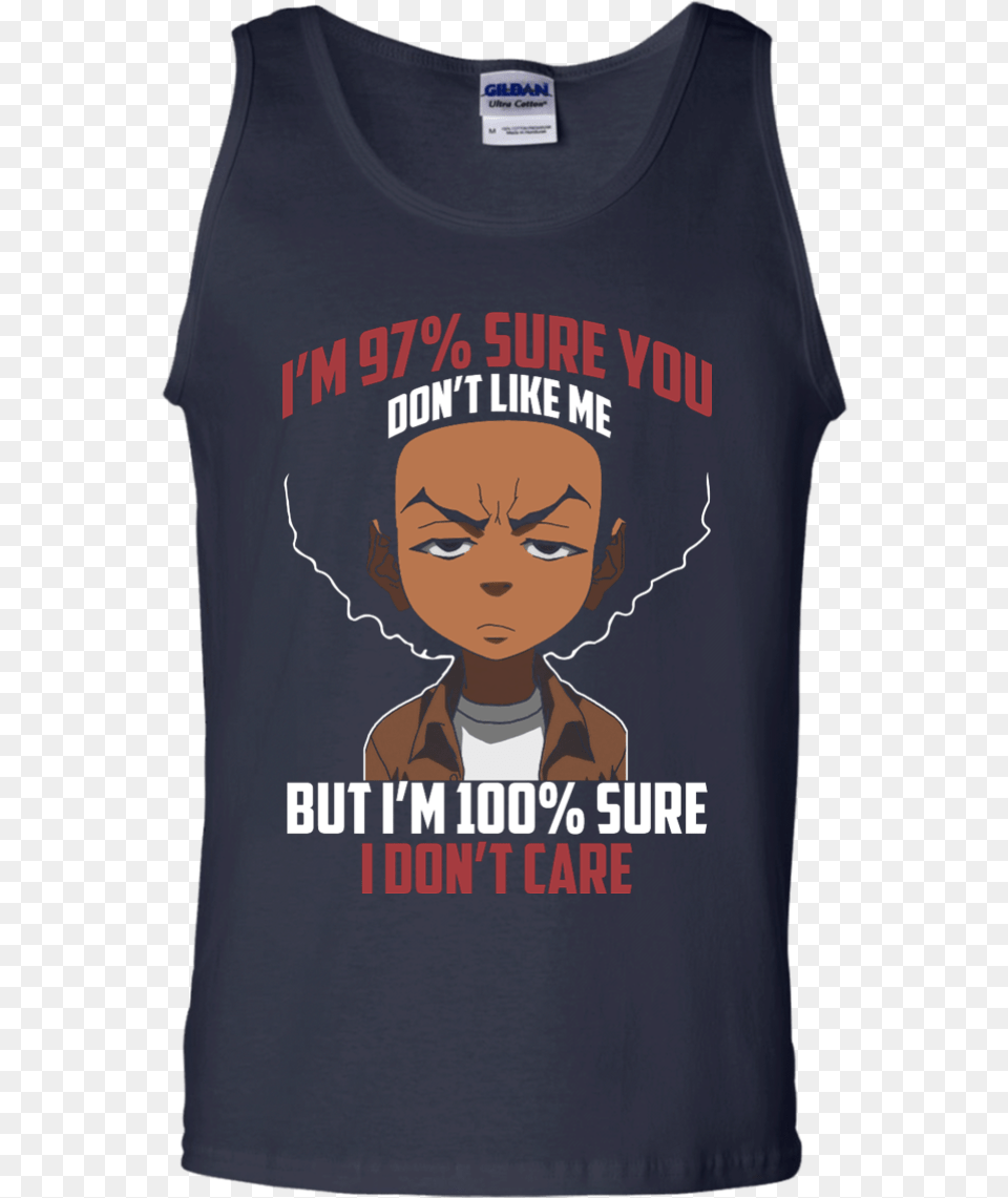 The Boondocks Shirts I M 97 Percent Sure You Dont Like Active Tank, Clothing, T-shirt, Person, Tank Top Png