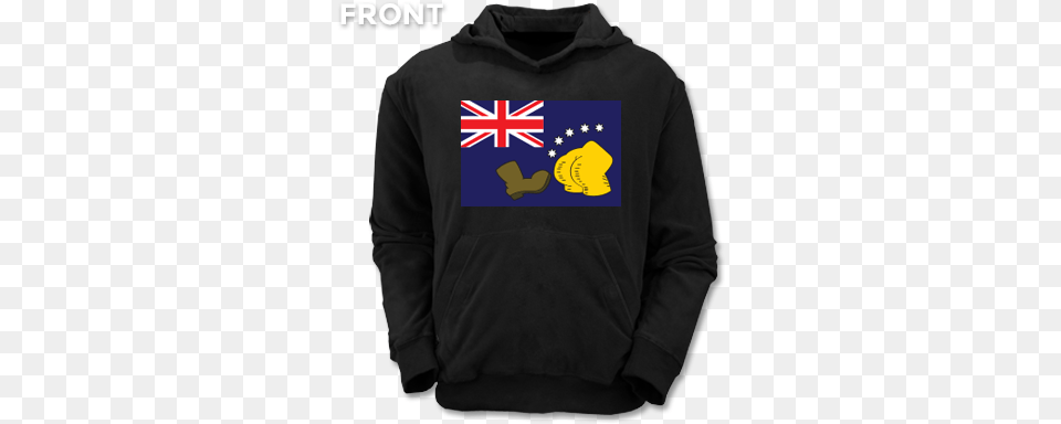 The Boot Australian Flag Hoodie Hoodie, Clothing, Knitwear, Sweater, Sweatshirt Png Image