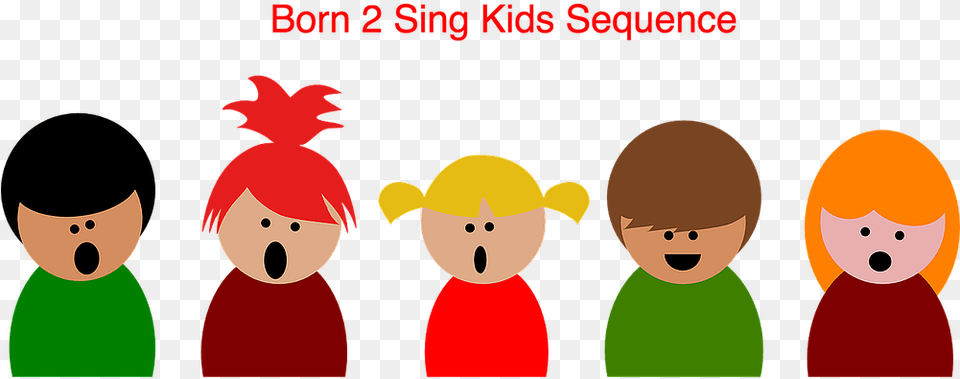 The Born 2 Sing Kids Sequence Animation Kids Sunday School, Person, Baby, Face, Head Free Transparent Png