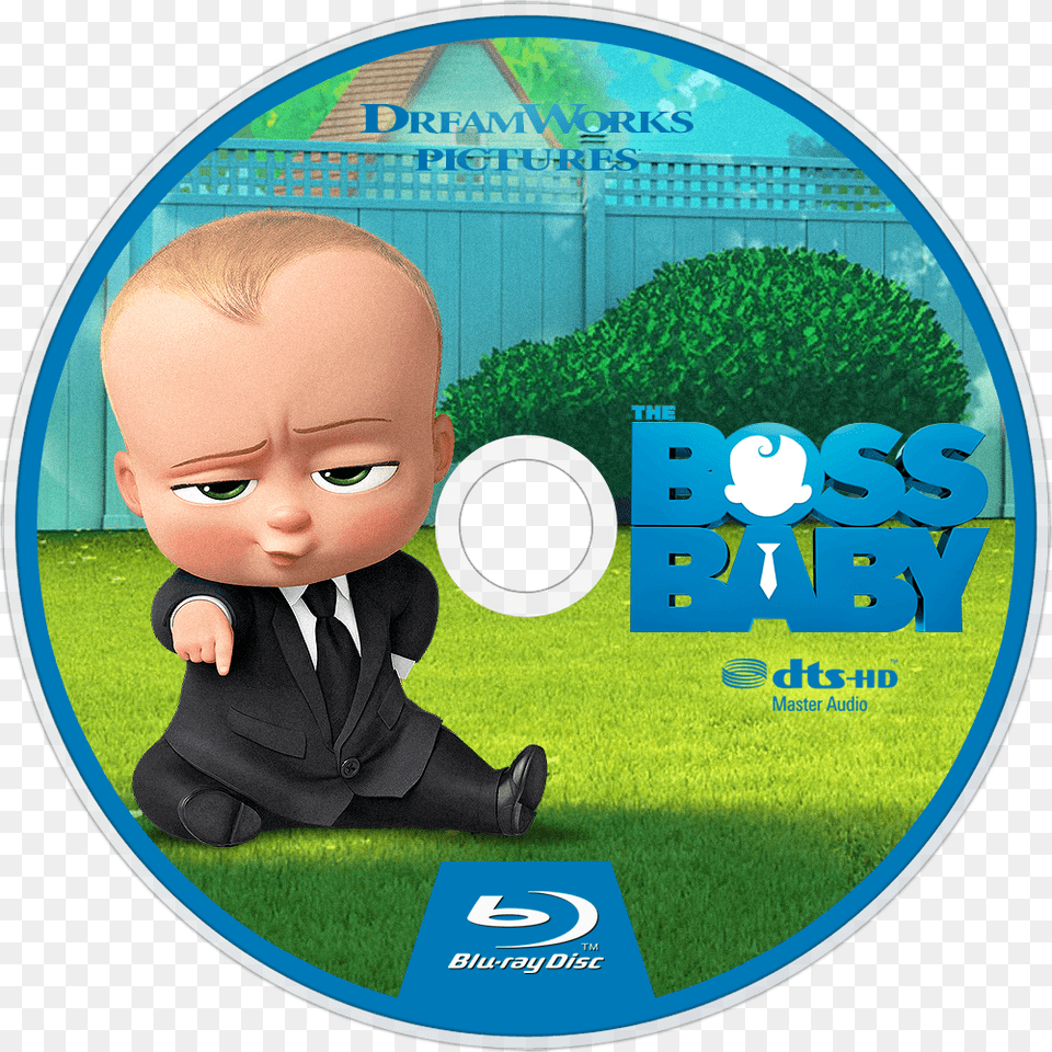 The Boss Baby Bluray Disc Blu Ray Disc, Disk, Dvd, Person, Face Free Png Download