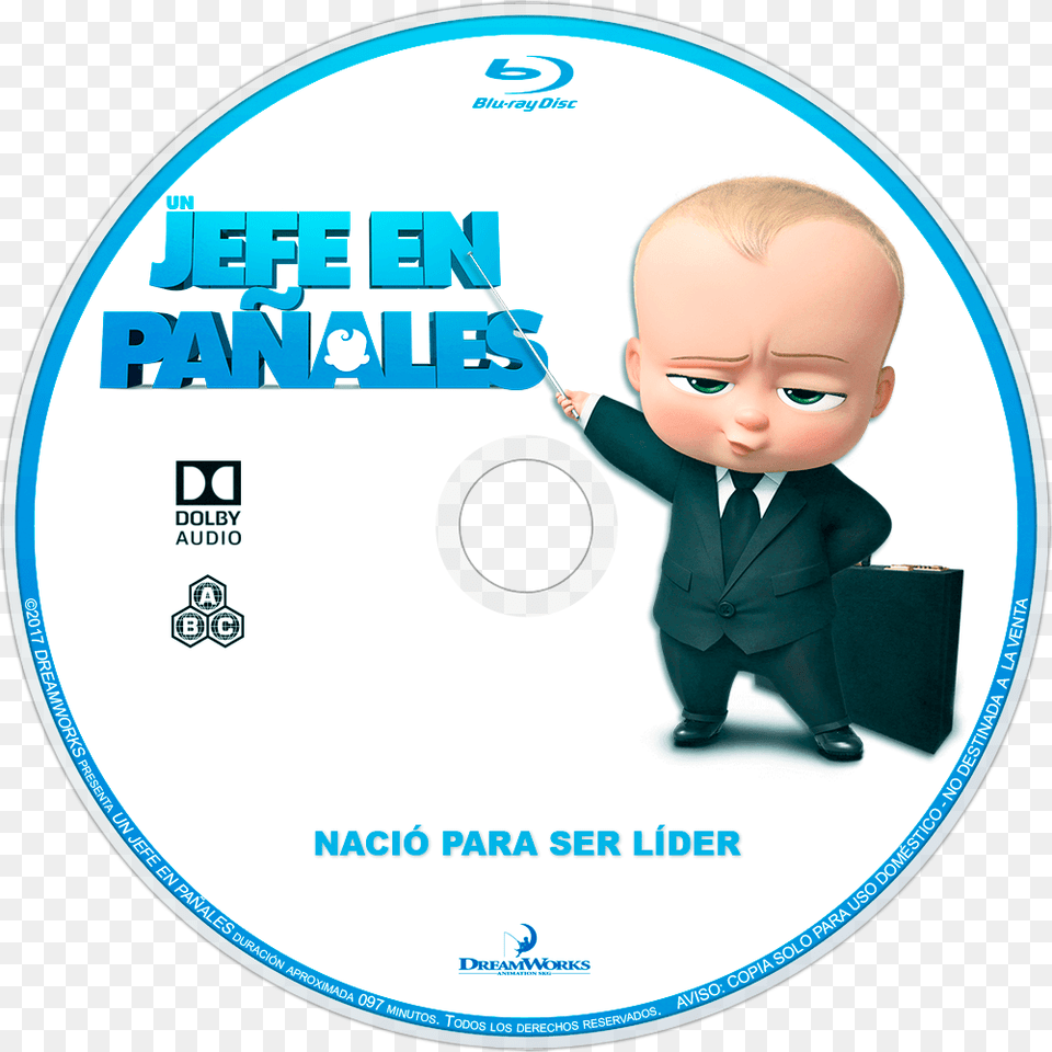 The Boss Baby Boss Baby No Background, Disk, Dvd, Person, Face Free Png Download