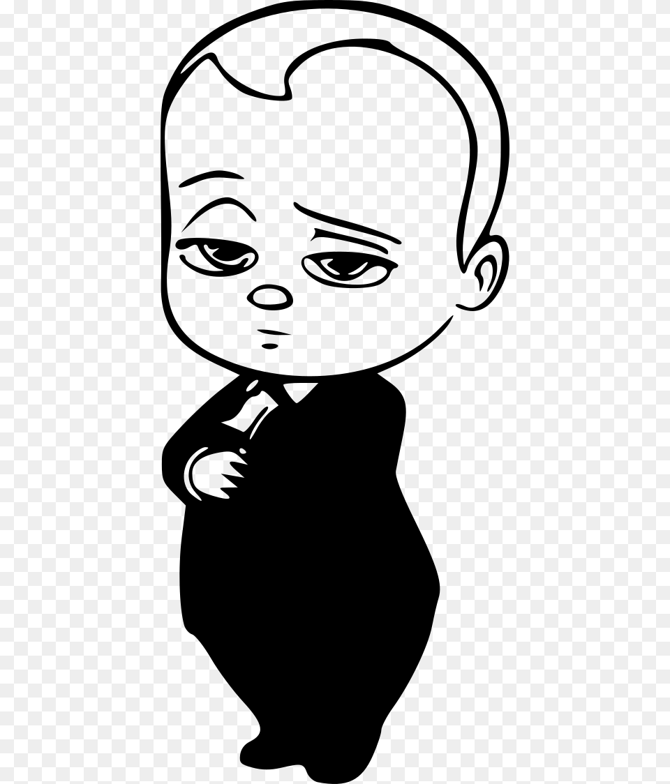 The Boss Baby Download Transparent Boss Baby Black, Gray Free Png