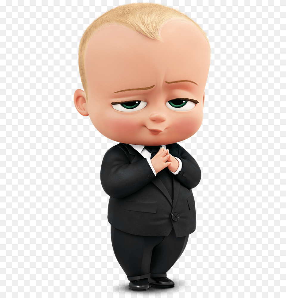 The Boss Baby File Boss Baby Transparent, Formal Wear, Clothing, Suit, Toy Free Png
