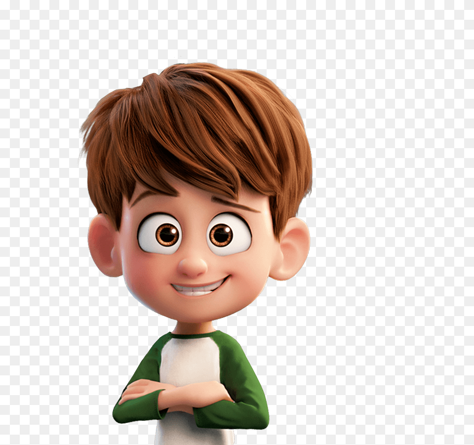 The Boss Baby Transparent Hd Photo All Brown Haired Cartoon Boy, Doll, Toy, Face, Head Png Image