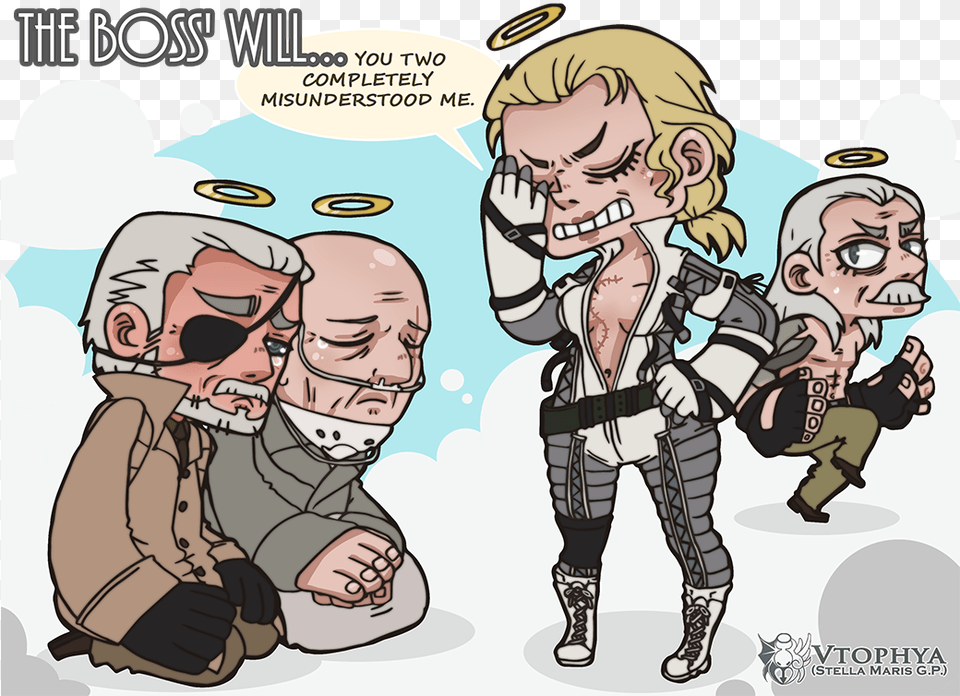 The Boss1 Will You Two Completely Misunderstood Me Big Boss The Joy, Book, Comics, Publication, Baby Png Image