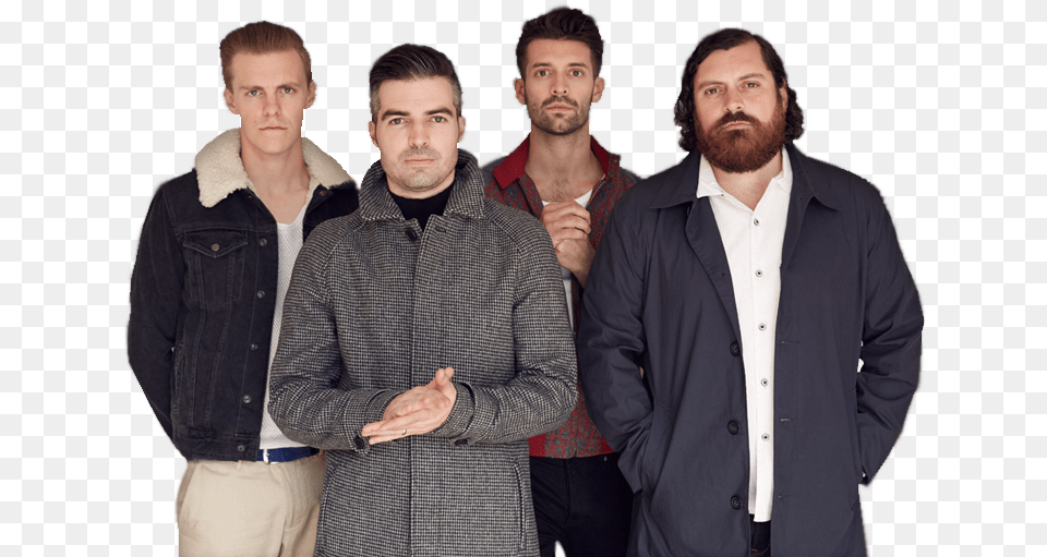 The Boxer Rebellion Full Band Boxer Rebellion, Jacket, Clothing, Coat, Person Png