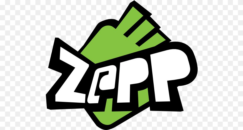 The Branding Source New Look Zapp And Zappelin Npo Zapp Logo, Recycling Symbol, Symbol Png Image